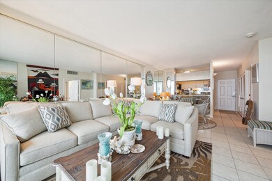 The dining area seamlessly connects to the kitchen