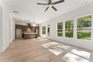 This is not the home under construction. This is the same plan, the Chatham.