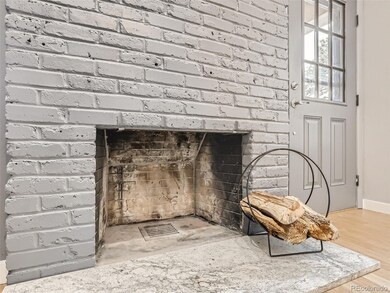 Wood Burning Fireplace, cleaned and serviced in 2021.