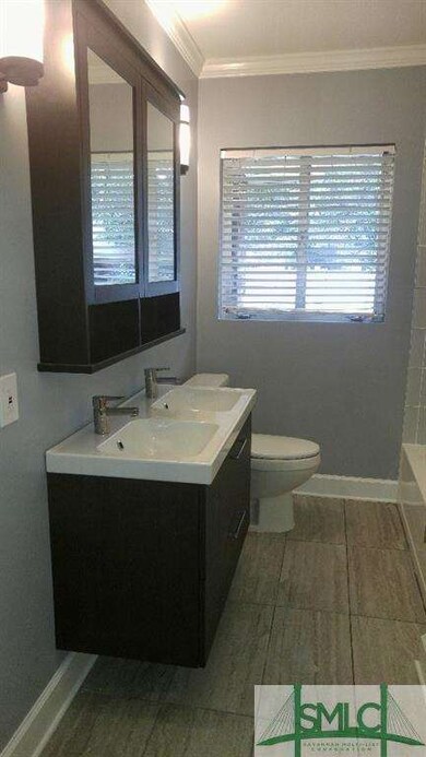 New Modern Hall bath is as Lovely as it is Functio