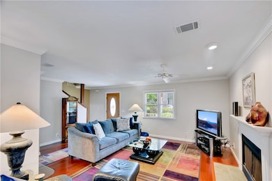 family room looking toward front door