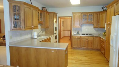 Gorgeous kitchen! Hardwood flooring, double oven, 