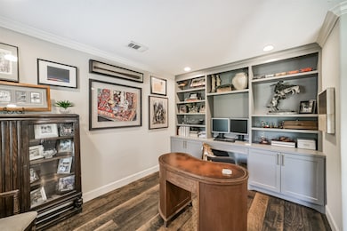 Study located on the first floor