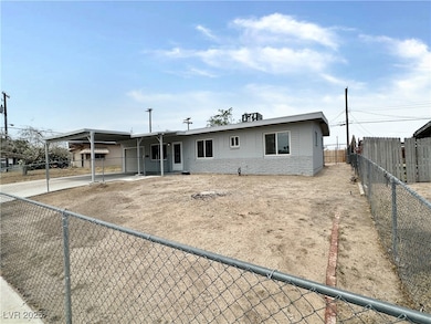 View of front of property featuring a fenced backy