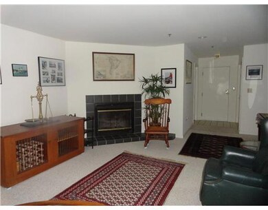 Living Room. Wood burning fireplace...