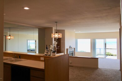 Kitchen to living room.