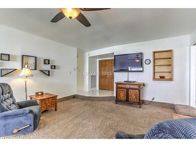 Living Room. Large Sunken Living Room -TV Included