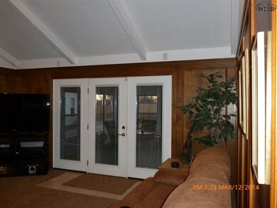 Patio entrance to the sunroom. Walls are  removabl
