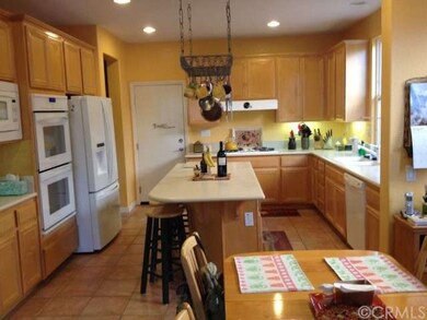 Large kitchen with direct access to garage.  Butle