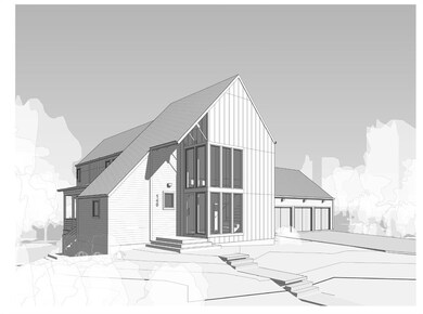 Front elevation with Large Andersen Windows