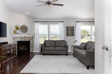 Living Room with Fireplace