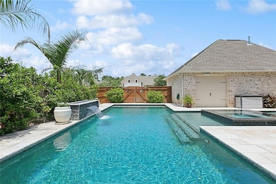 Beautiful Heated Pool - Above the Waterfall is a Fire Feature