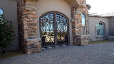 CUSTOM SCROLLED WROUGHT IRON DOOR