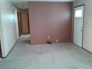 Living Room and hall leading to bedrooms and bath