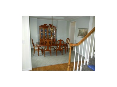 Generous sized formal dining room.