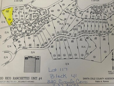 Map for 320 Circulo Cerro