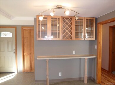 Other side of the Kitchen shows the Breakfast Bar 