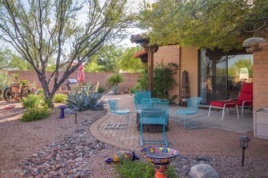 East facing patio