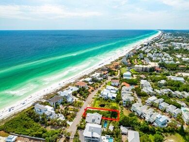 Gulf Dunes Lot Aerial Outlined-5