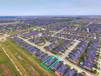 Another aerial view of the footprint of the home.