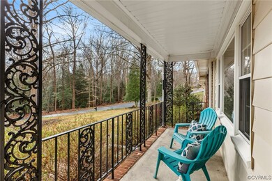 View of front porch