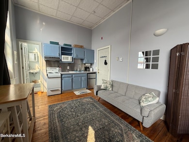 living area & kitchen