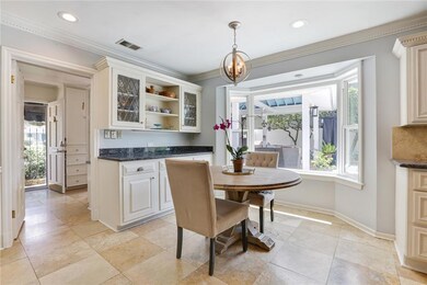Breakfast nook- the view of the pool from this bay