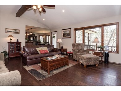 living room looking toward dining and kitchen areas