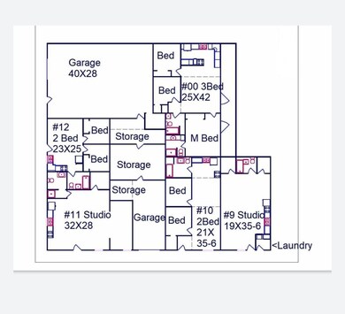 Apartment floor plan lower level