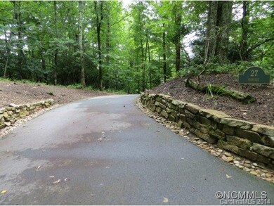Stone Lined Driveway