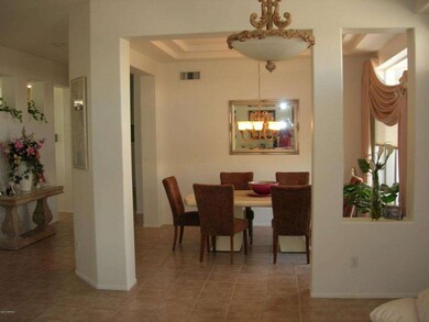 View of formal dining area
