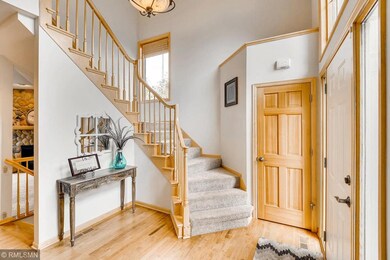 Front entrance to this warm home will make you fee
