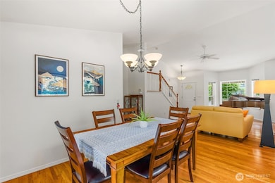 Separate dining area