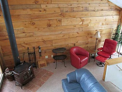 Living Room. Warm cedar wall!