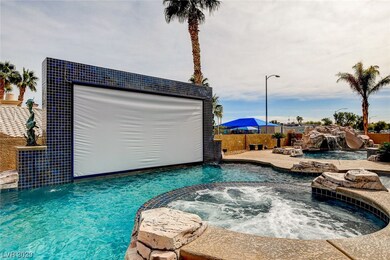 Pool #1 With Movie Screen