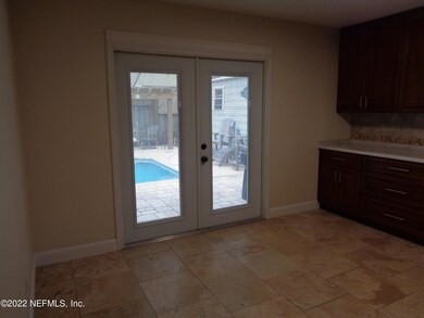 French Doors to Pool