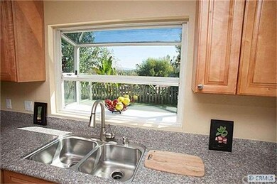 View from kitchen towards rear yard.