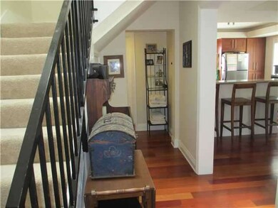 Stairs left, Full bath, Laundry straight ahead, an