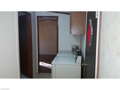 Laundry area off the kitchen, Washer and Dryer inc