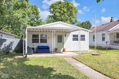 Welcoming covered front porch