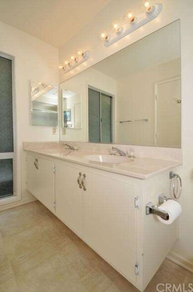 Master bathroom with double vanity