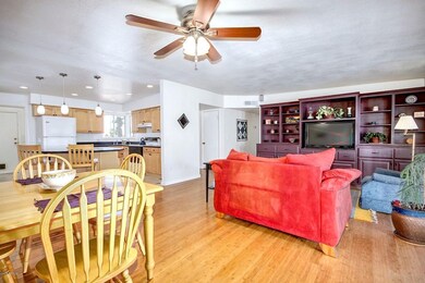 Open floor plan - dining/living/kitchen