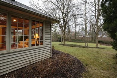 Corner of Sunroom and grounds