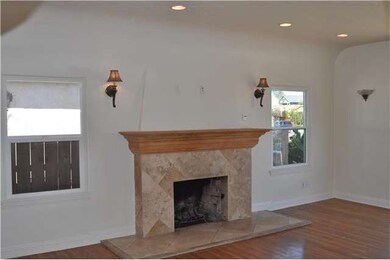 4386 Living room with mantle fireplace