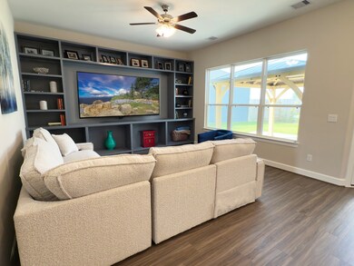 This living Space Features and expansive, light fi