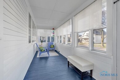Enclosed front porch