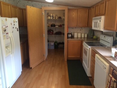 Secret storage room behind the pantry doors....
