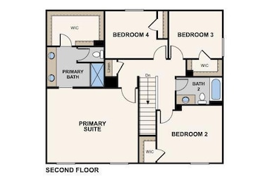 Liberty Hill, Dahlia Floorplan, Second F