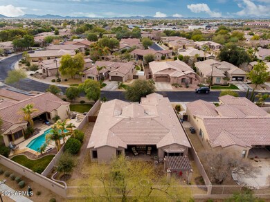 aerial back of home
