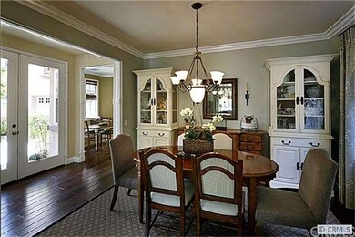 Elegant Formal Dining Room with Custom Door Casing